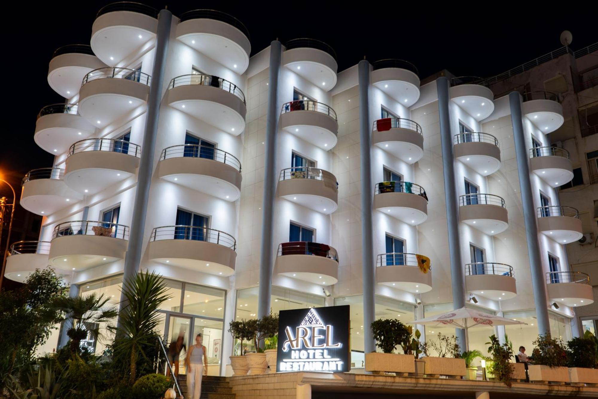 Arel Hotel Sarandë Exterior foto
